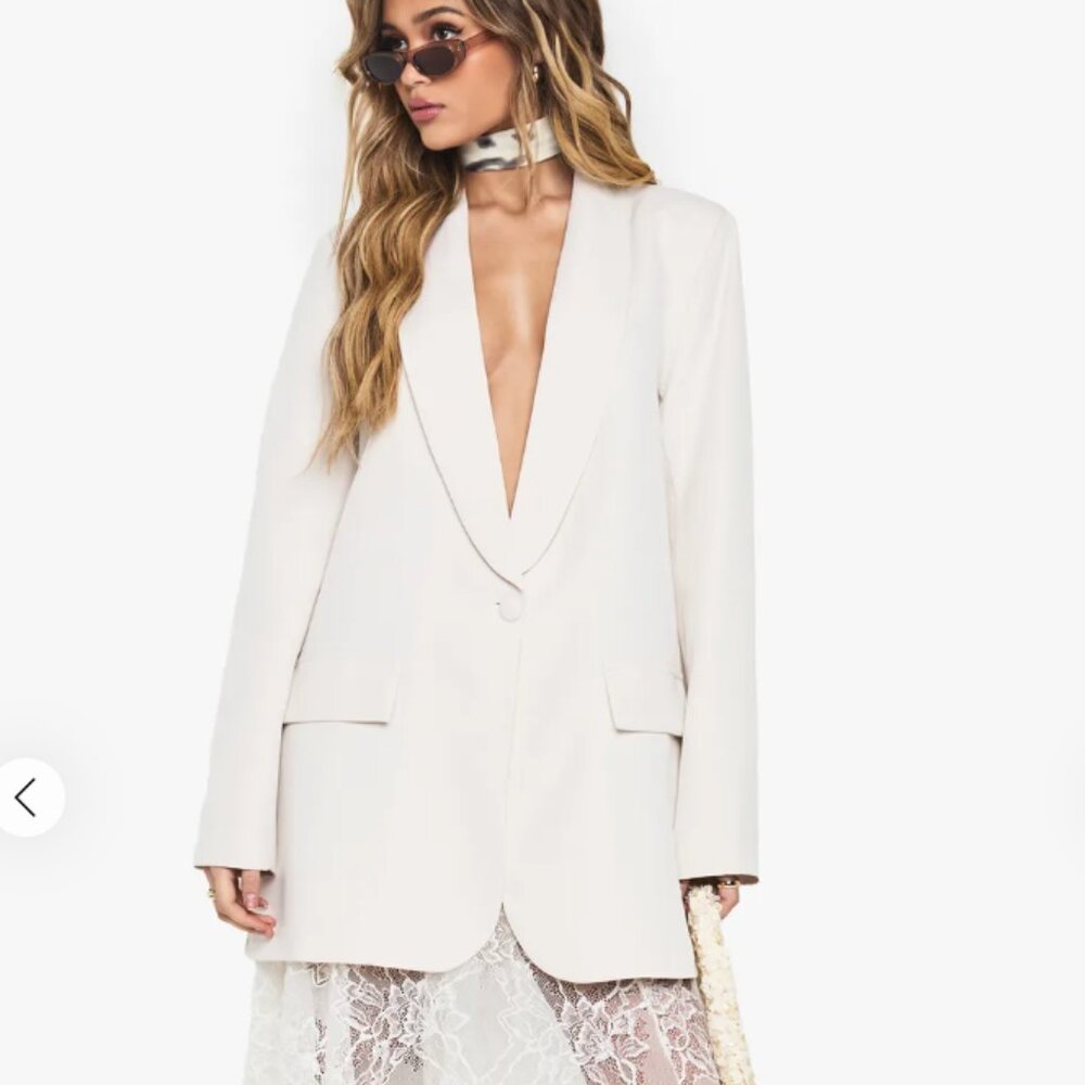White blazer BOOHOO - Picture 1 of 5